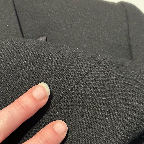 ALEXANDER McQUEEN Trompe L'Oeil Wool Silk Tuxedo Jacket Pink Lace Top S M 6 8 - Picture 16 of 16